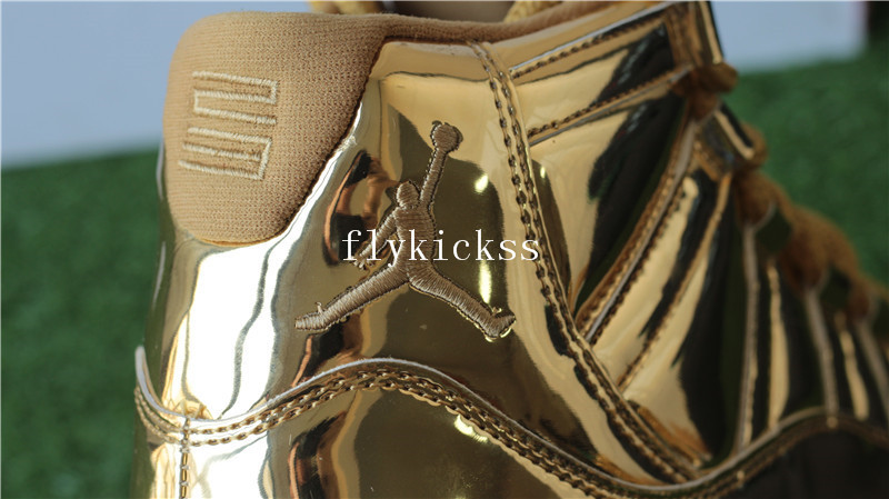 Authentic Air Jordan 11 Pinnacle Gold PE